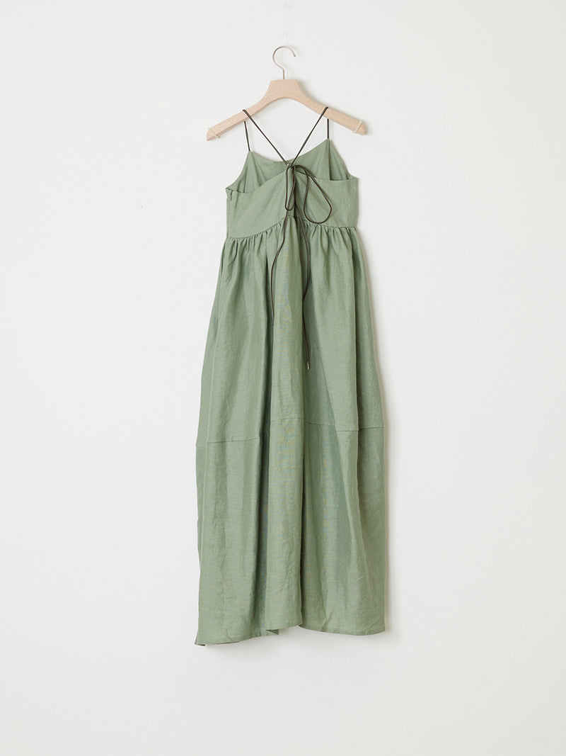 LINEN BALLOON DRESS