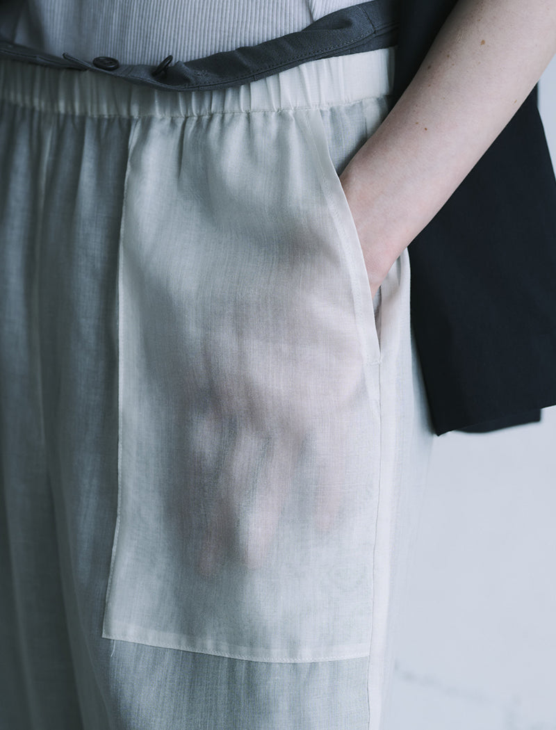 《ADAWAS/EZ》LAYERED TROUSERS