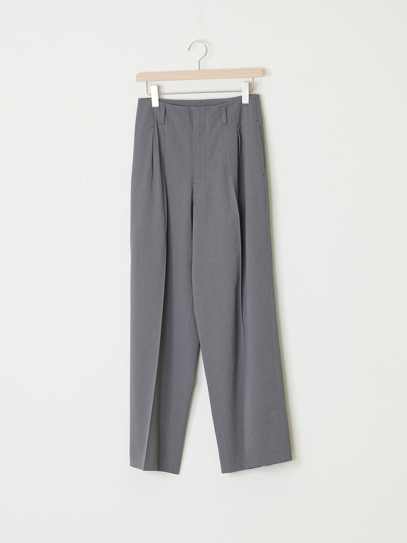 《ADAWAS/EZ》TWILL 2TUCK TROUSERS