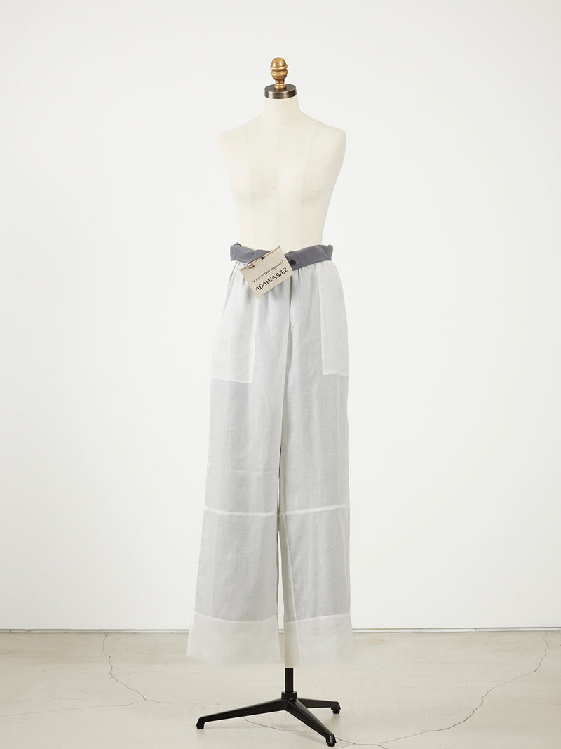 《ADAWAS/EZ》LAYERED TROUSERS