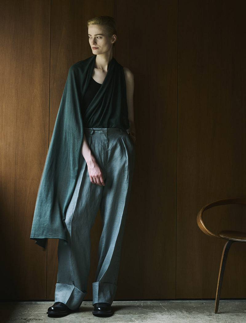 《ADAWAS/EZ》STALL SET LINEN TROUSERS