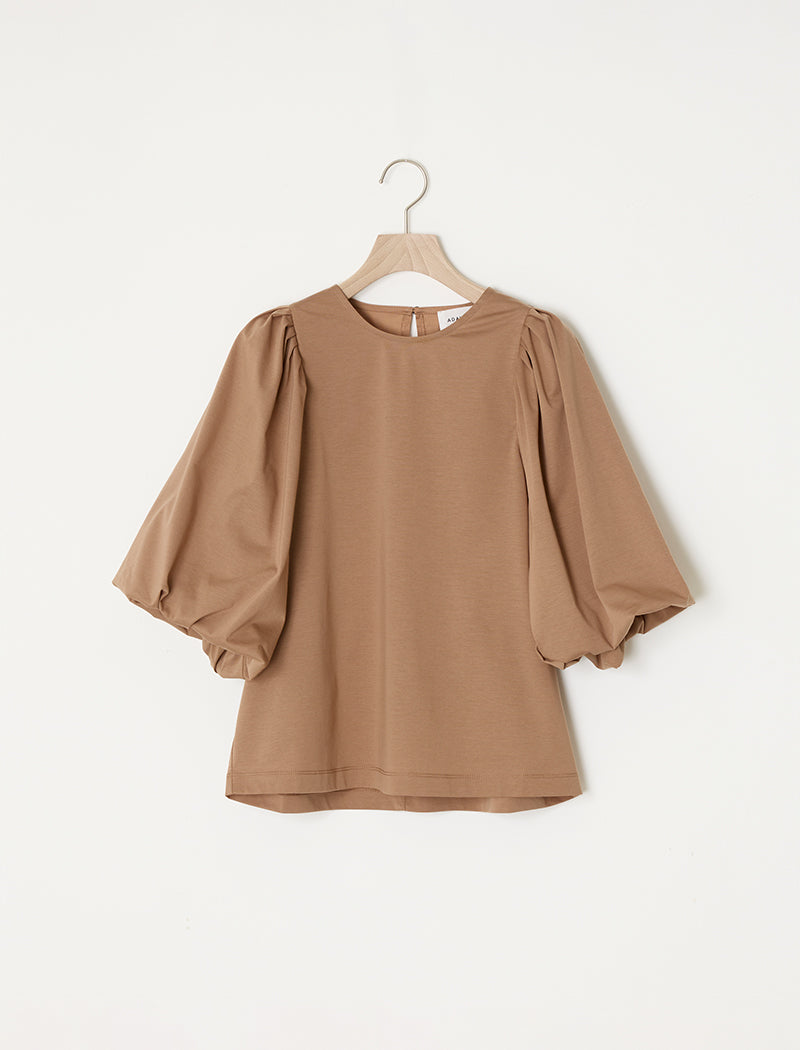 PLATING JERSEY BALLOON-SLEEVETEE