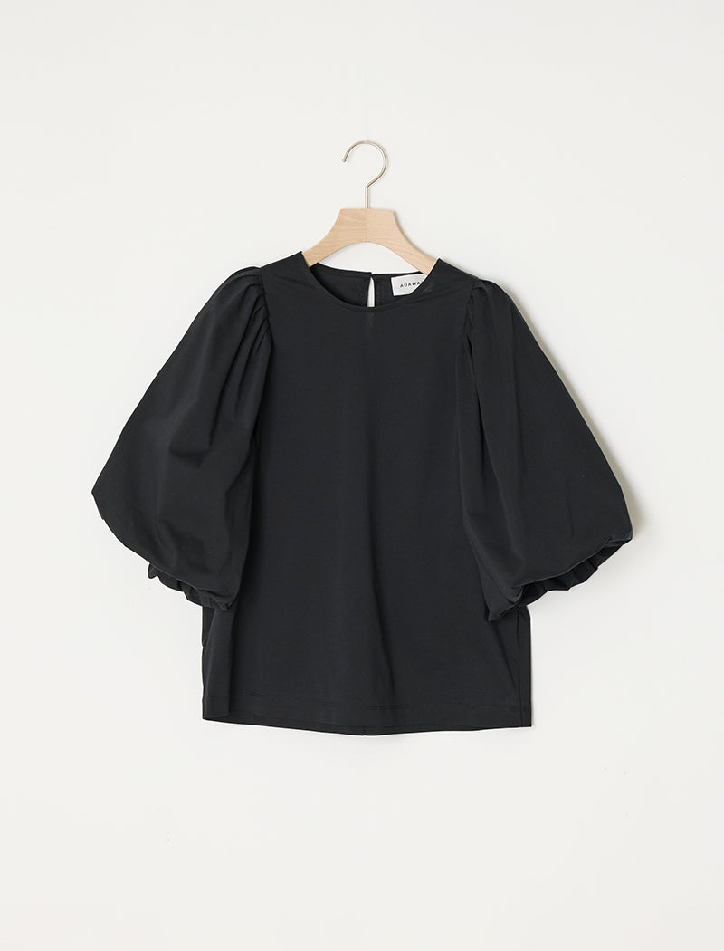 PLATING JERSEY BALLOON-SLEEVETEE