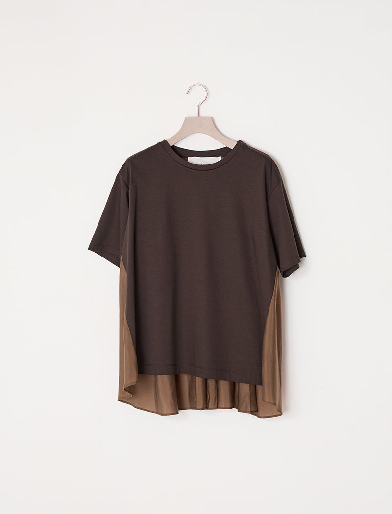 SMOOTH JERSEY FLARED TEE