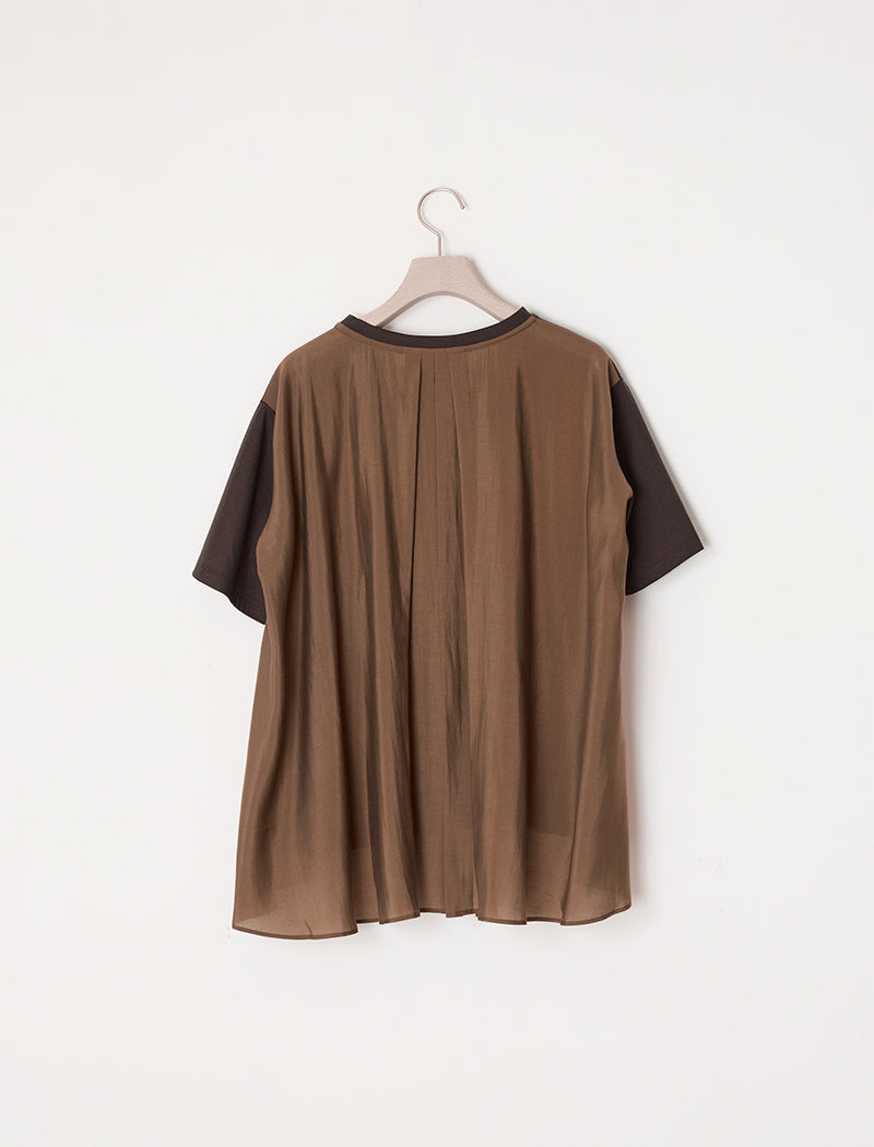 SMOOTH JERSEY FLARED TEE