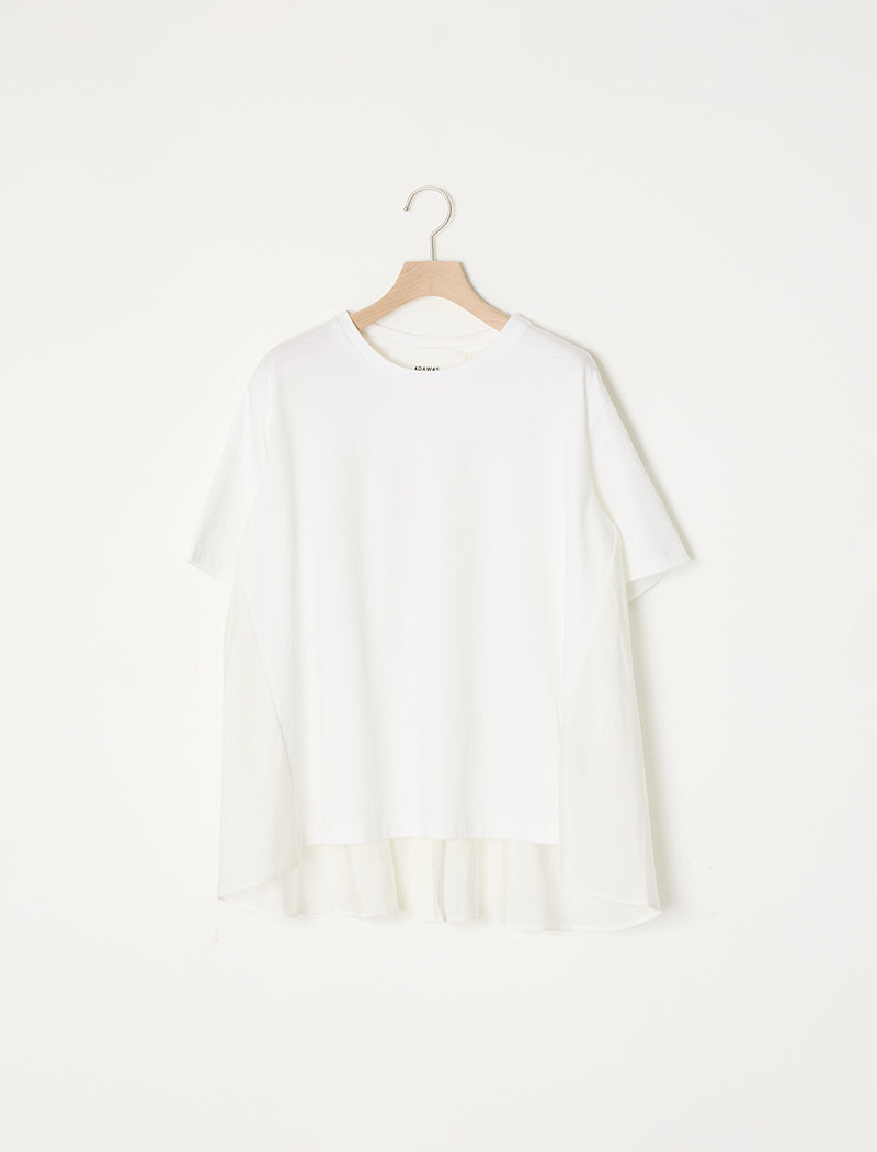 SMOOTH JERSEY FLARED TEE