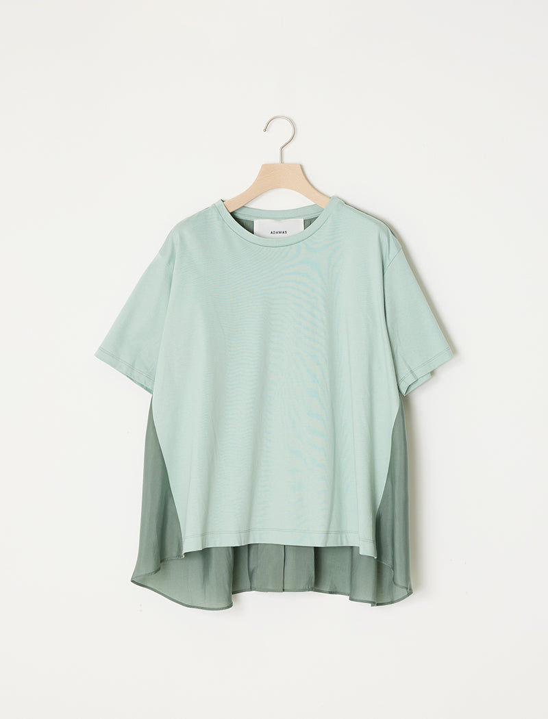 SMOOTH JERSEY FLARED TEE
