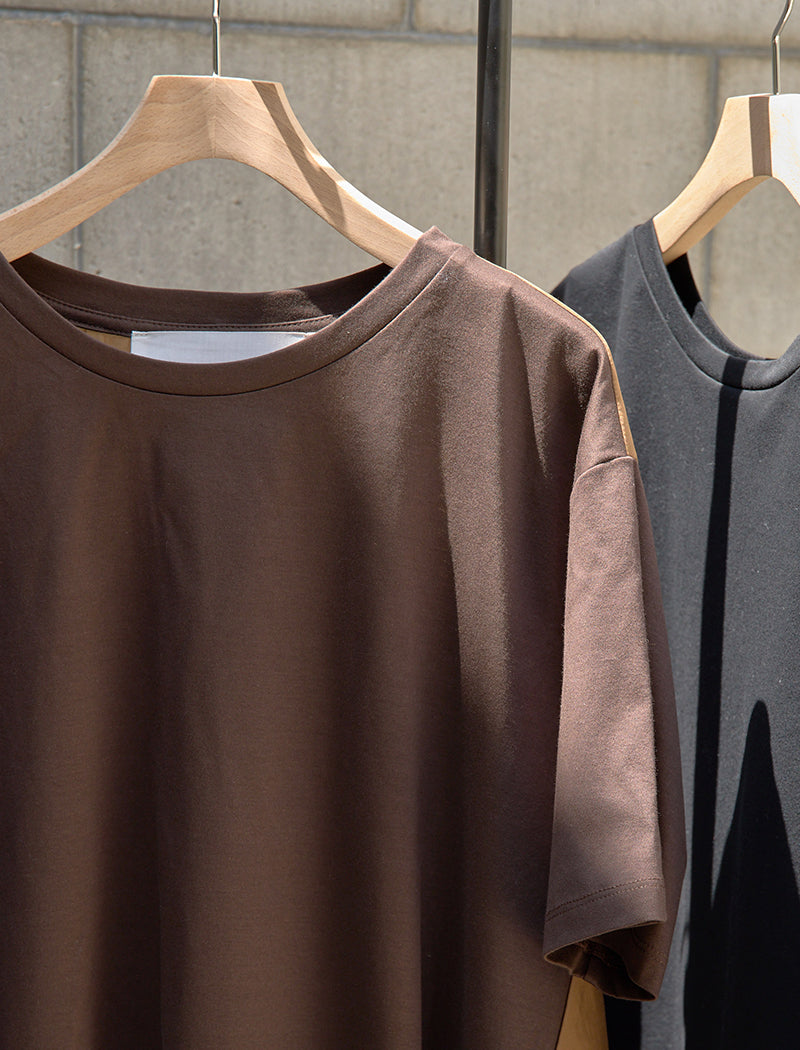 SMOOTH JERSEY FLARED TEE