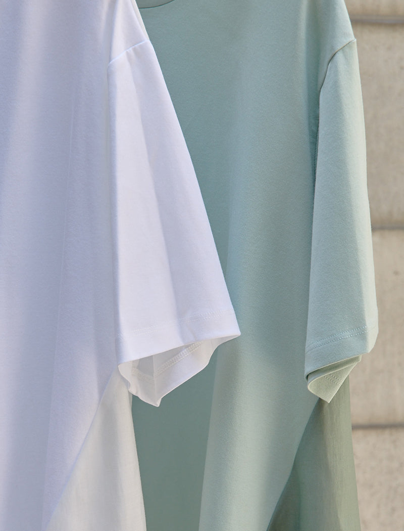 SMOOTH JERSEY FLARED TEE