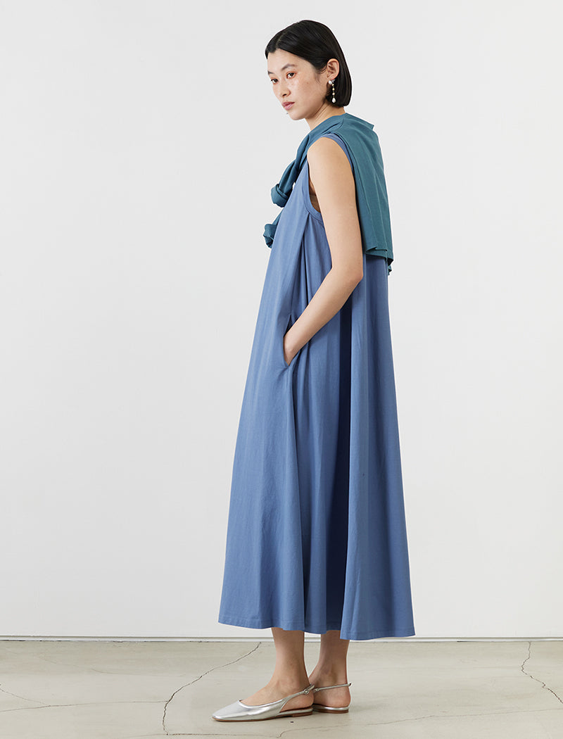 DRY JERSEY SLEEVELESS DRESS