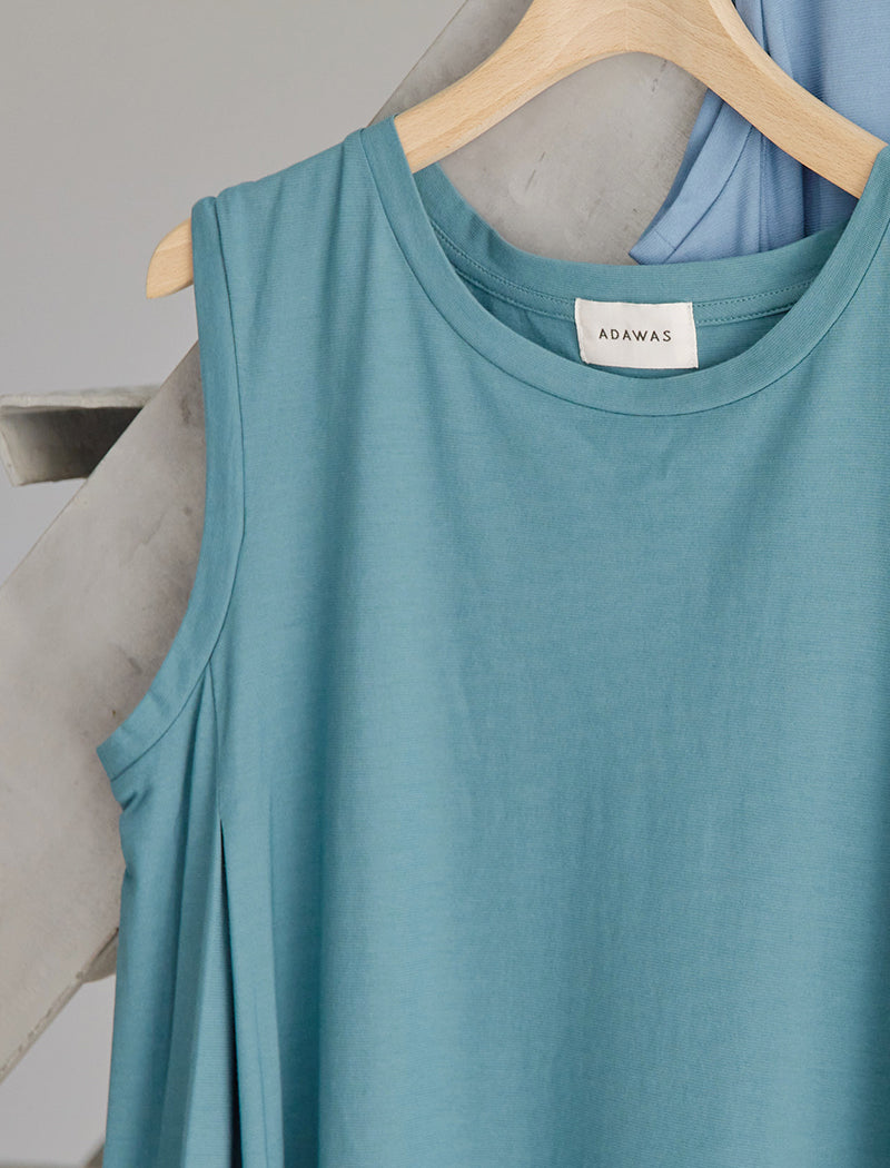 DRY JERSEY SLEEVELESS DRESS