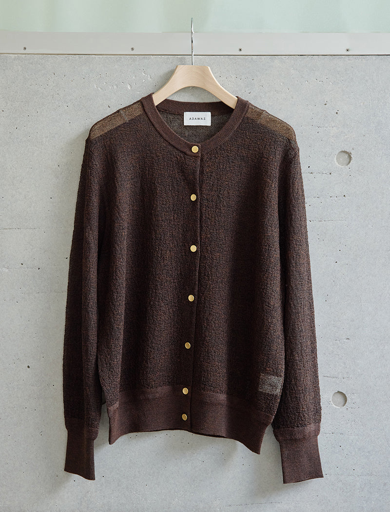 SEMI-SHEER CARDIGAN