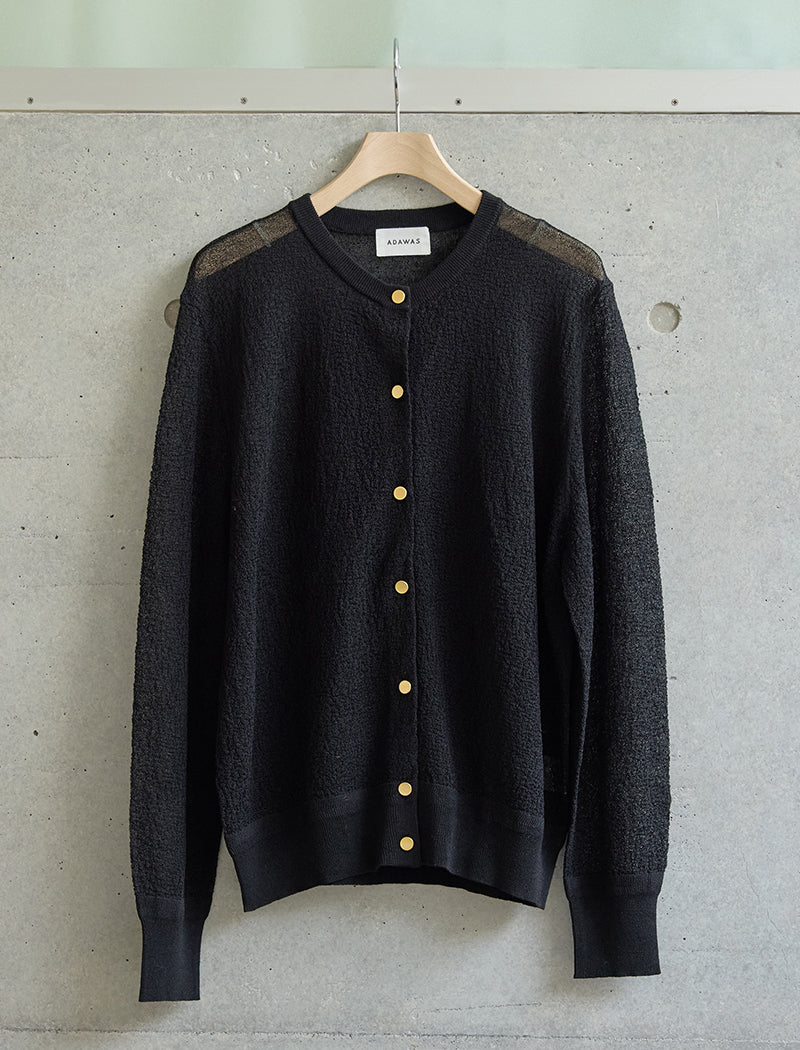 SEMI-SHEER CARDIGAN