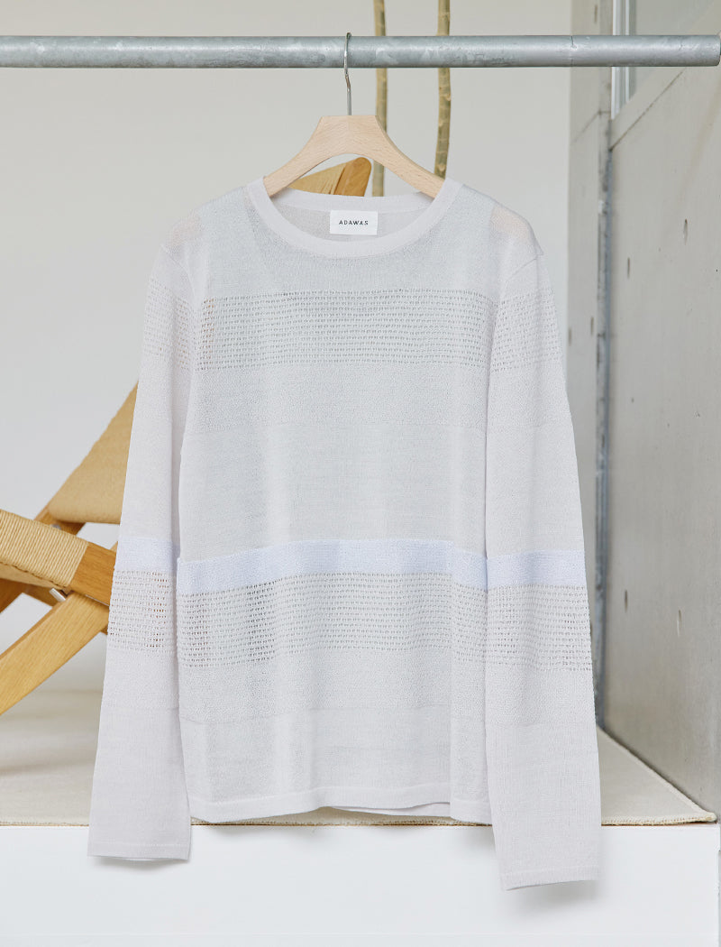 MESH STRIPE TOP