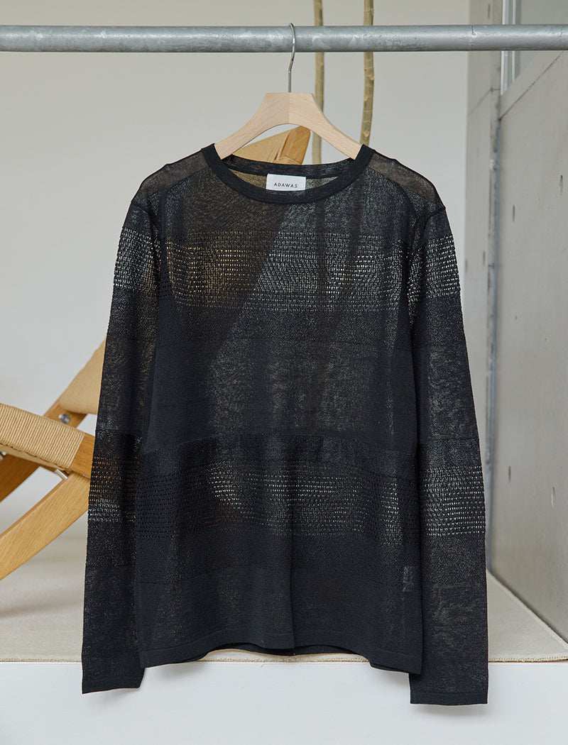MESH STRIPE TOP
