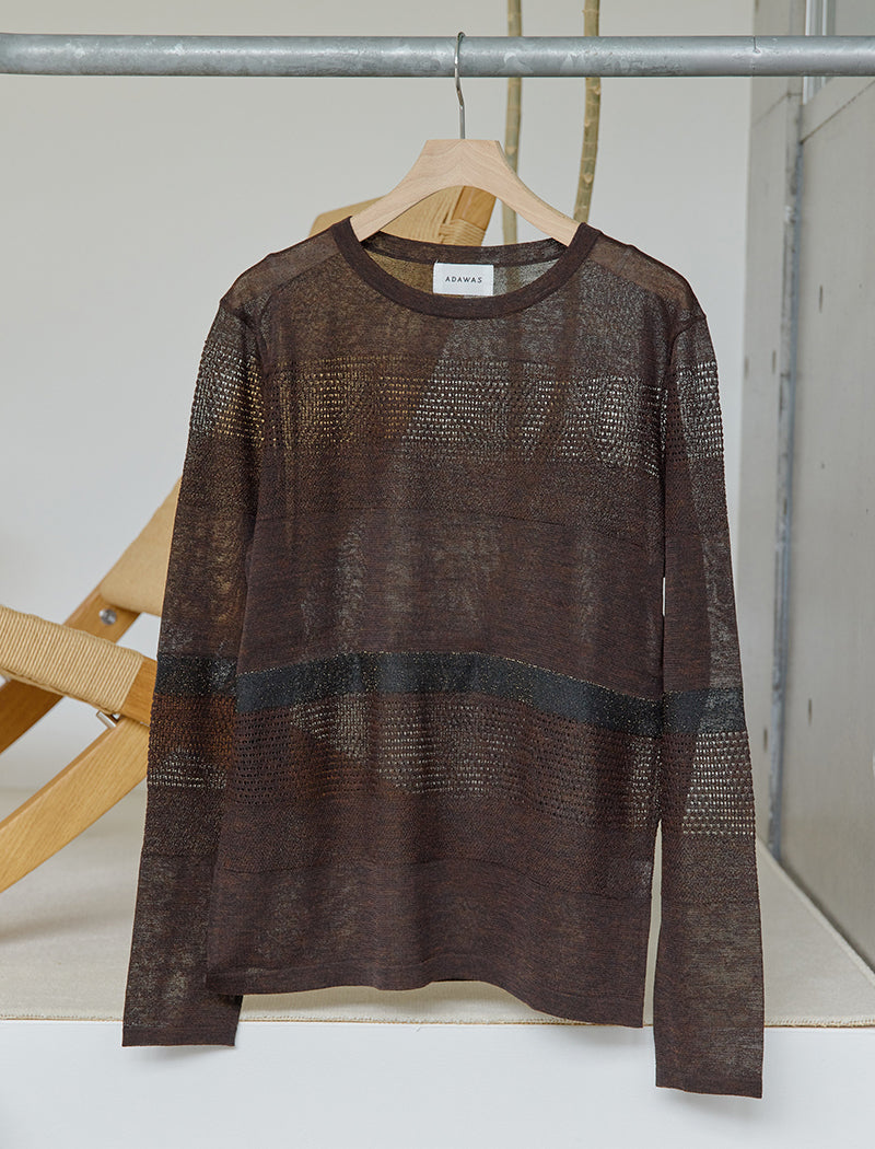 MESH STRIPE TOP