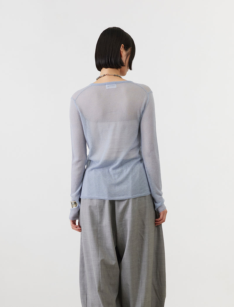 SEMI-SHEER SPANGLE TOP