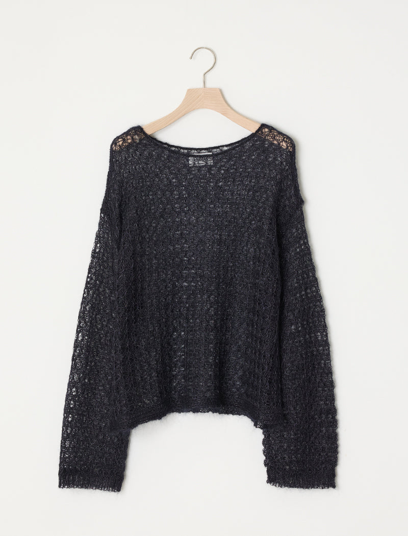 OPEN-KNIT MOHAIR TOP