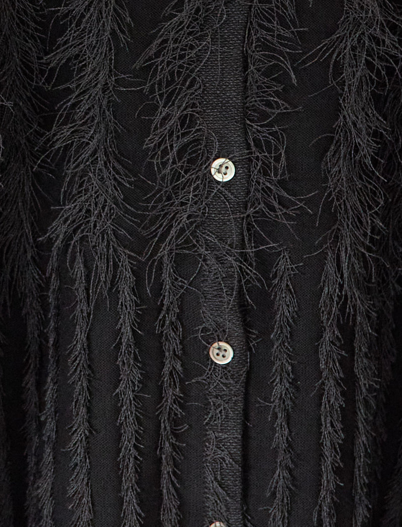 FRINGE KNIT CARDIGAN