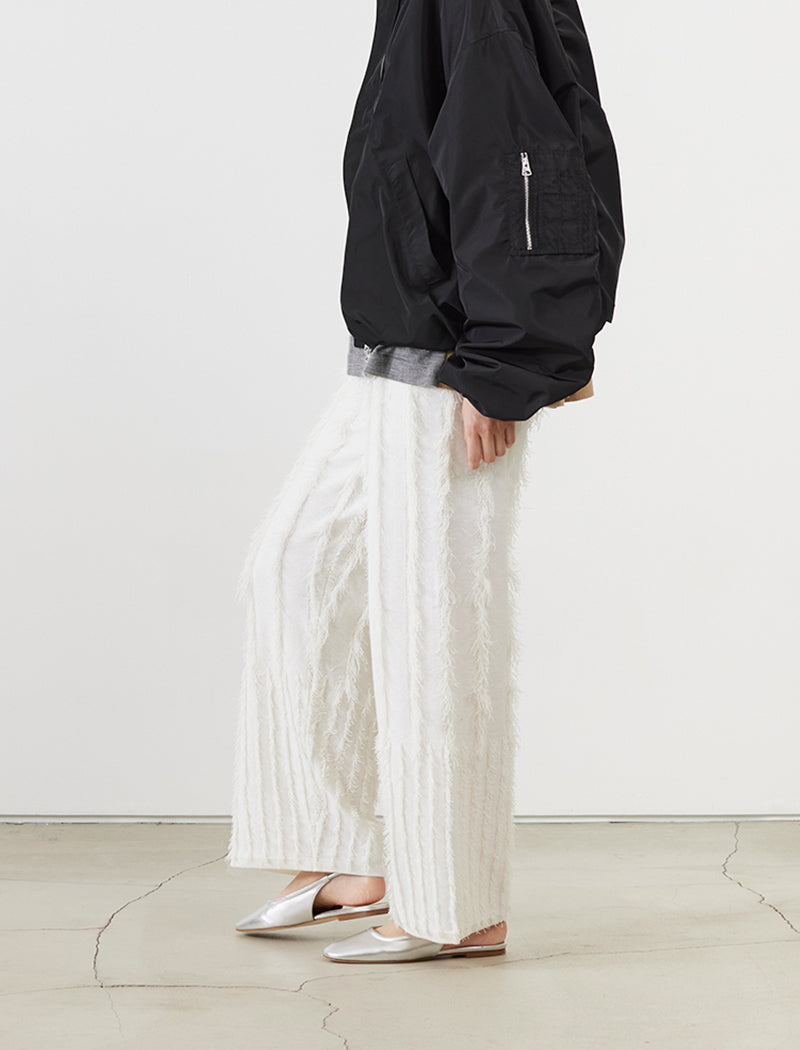 FRINGE KNIT PANTS