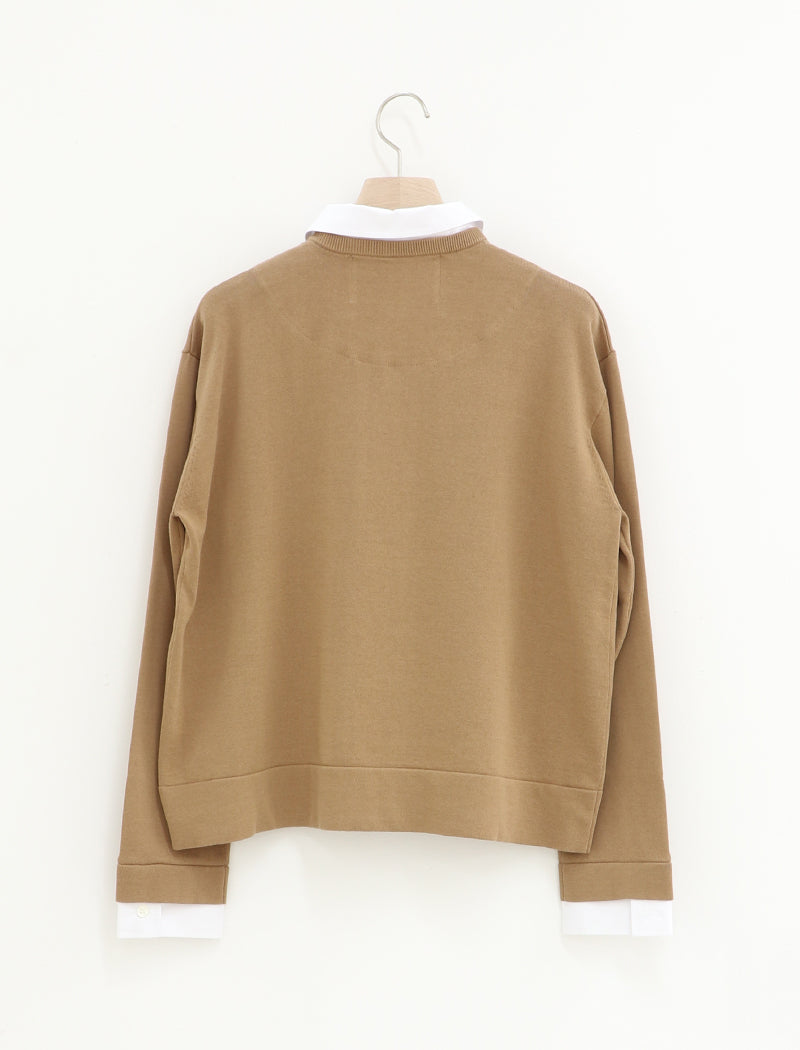 LAYERED-DETAIL SHIRT
