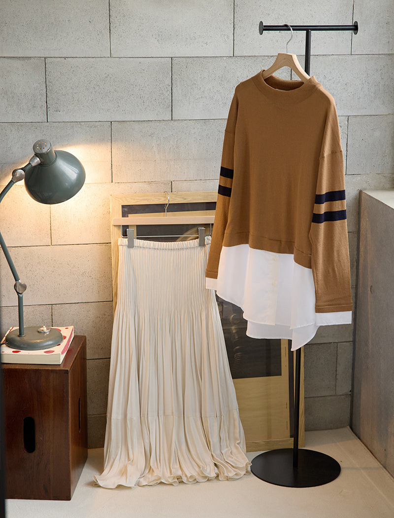 SEAISLAND COTTON LAYERED TUNIC