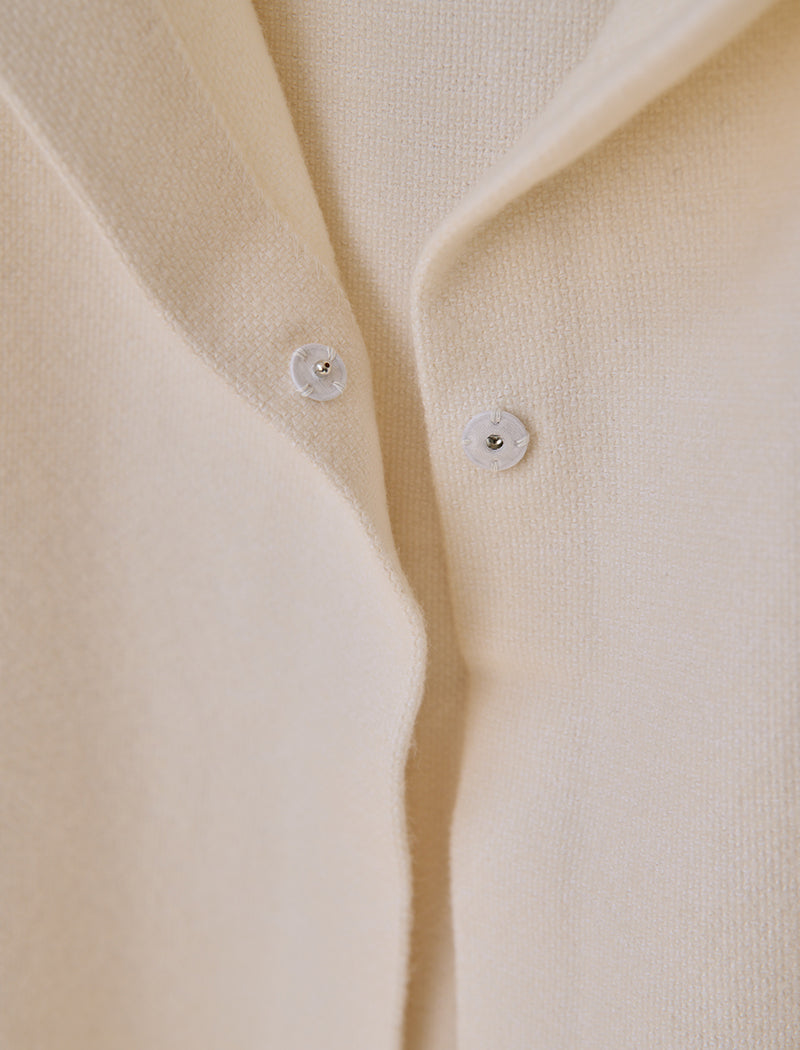 WOOL SILK BLENDED LIGHT CARDIGAN