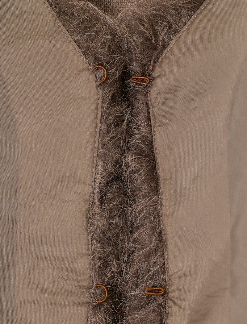 SHAGGY FAUX-FUR VEST