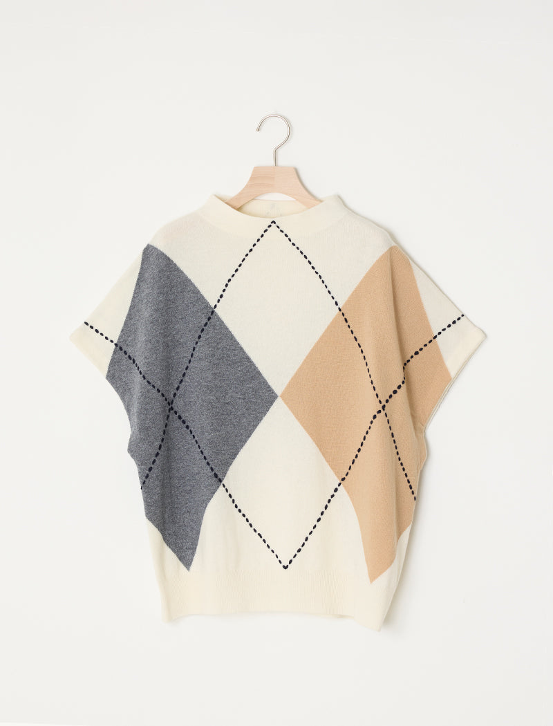 ARGYL INTARSIA VEST