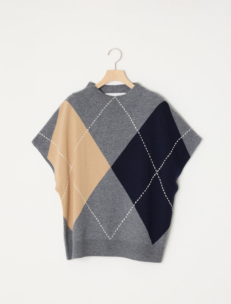 ARGYL INTARSIA VEST