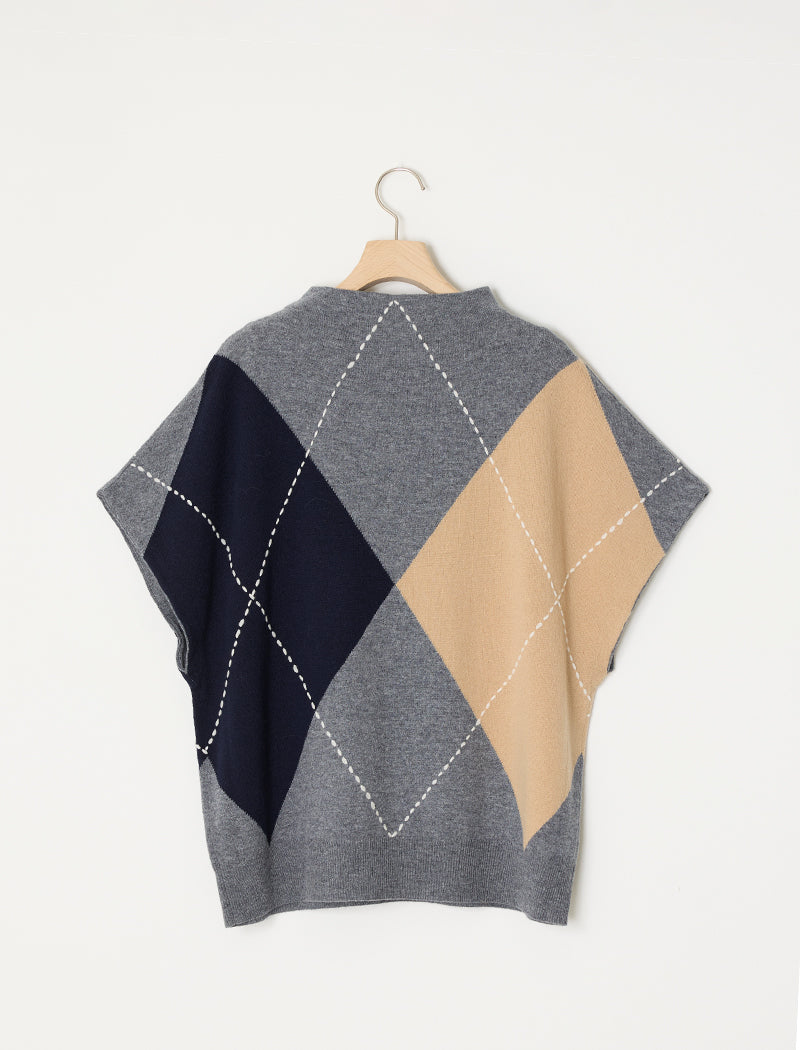 ARGYL INTARSIA VEST
