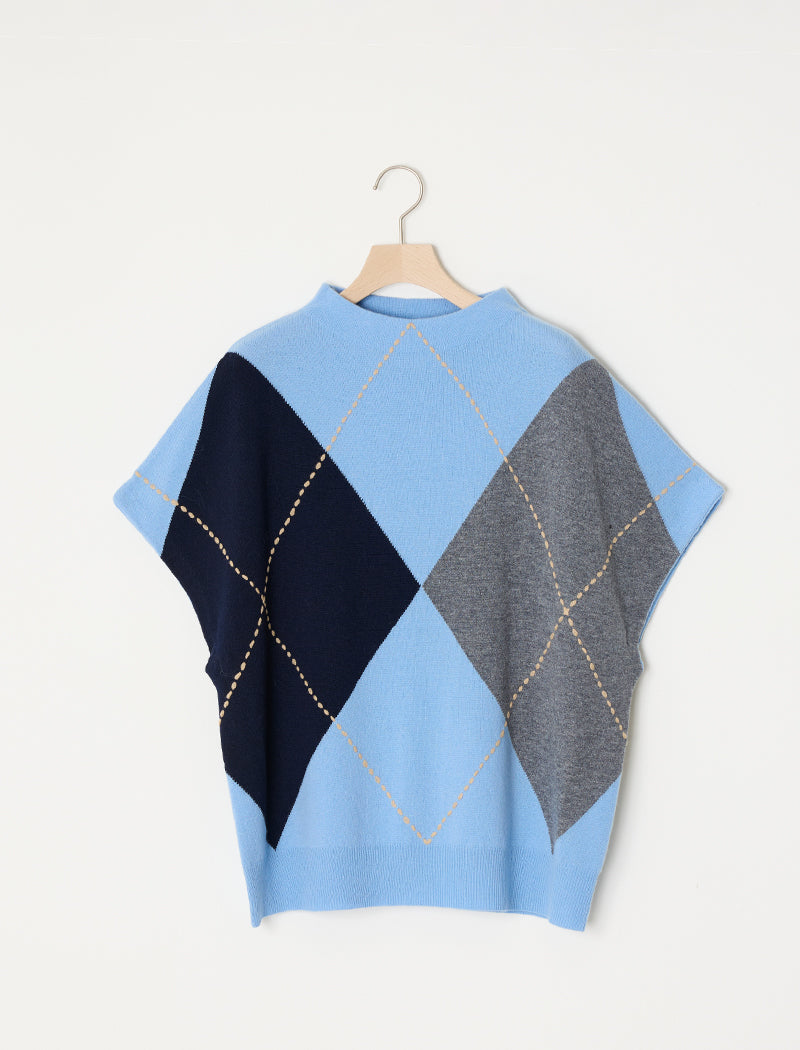 ARGYL INTARSIA VEST