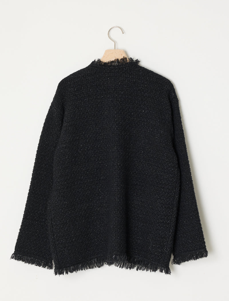 TWEED KNIT JACKET