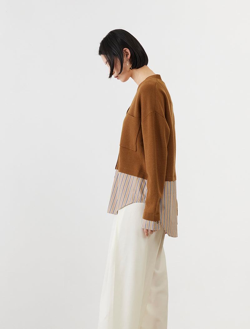 EXTRAFINE MERINO WOOL CARDIGAN