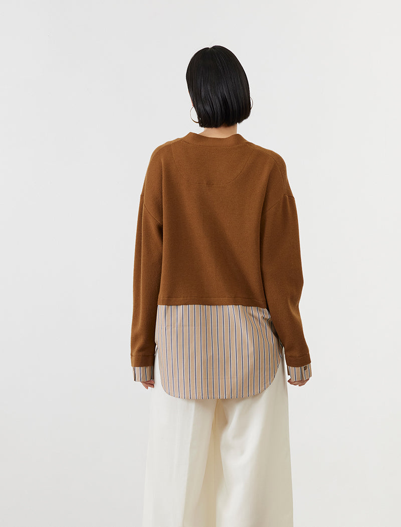 EXTRAFINE MERINO WOOL CARDIGAN