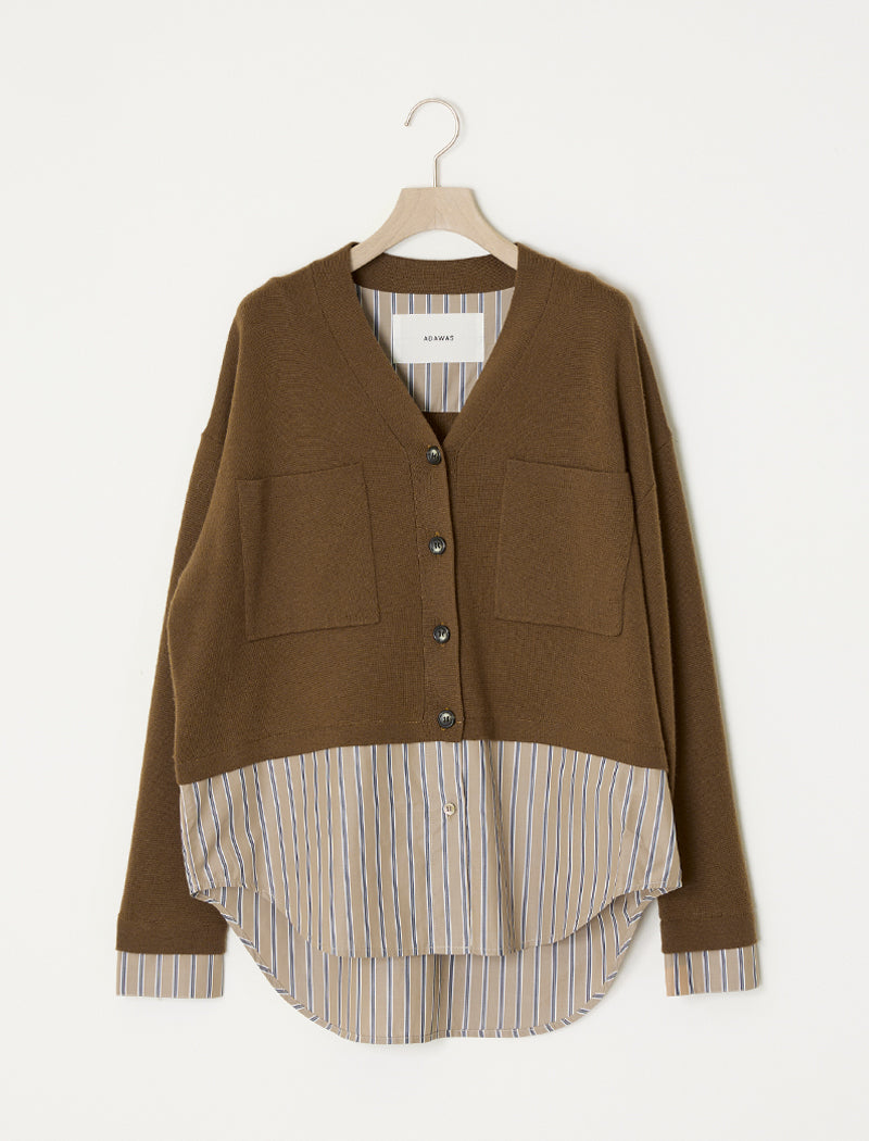 EXTRAFINE MERINO WOOL CARDIGAN