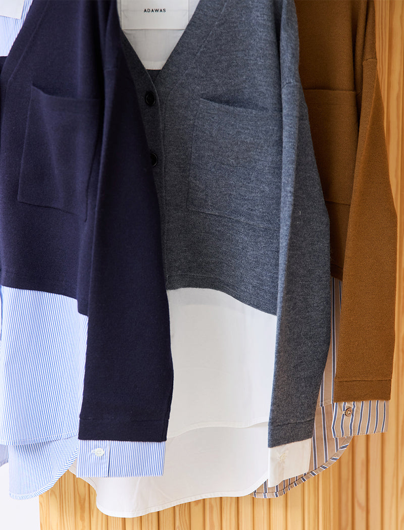 EXTRAFINE MERINO WOOL CARDIGAN