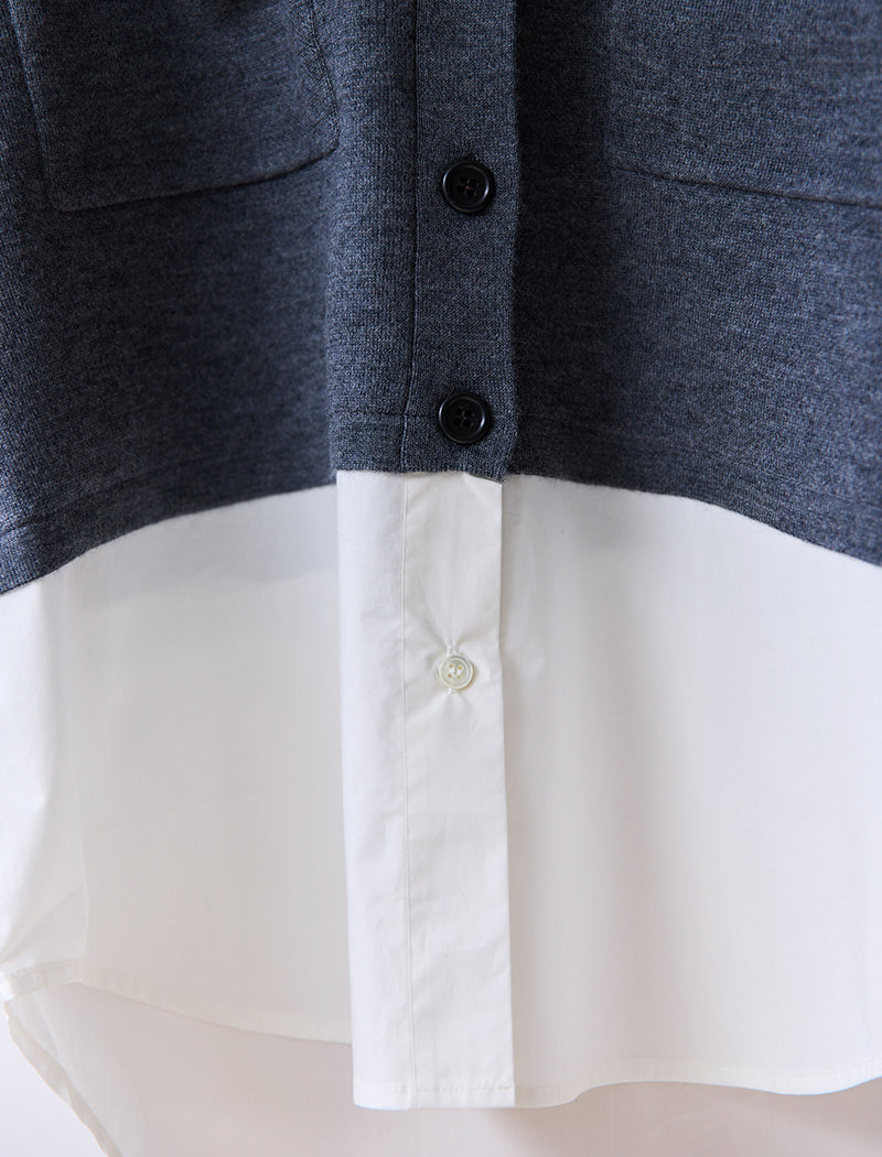 EXTRAFINE MERINO WOOL CARDIGAN