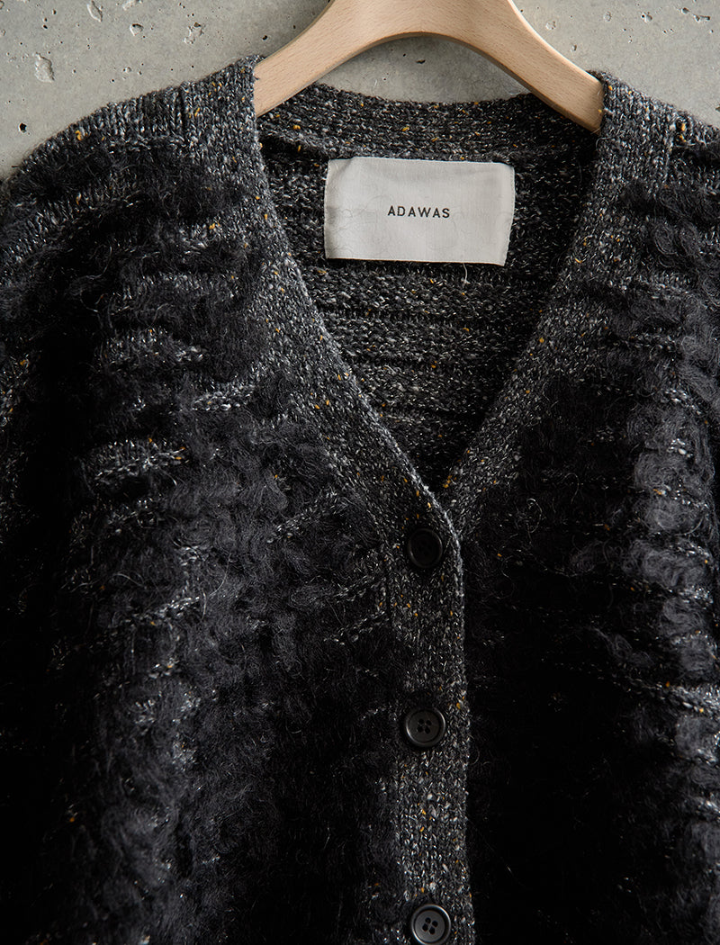 LOOP FRINGE KNIT CARDIGAN