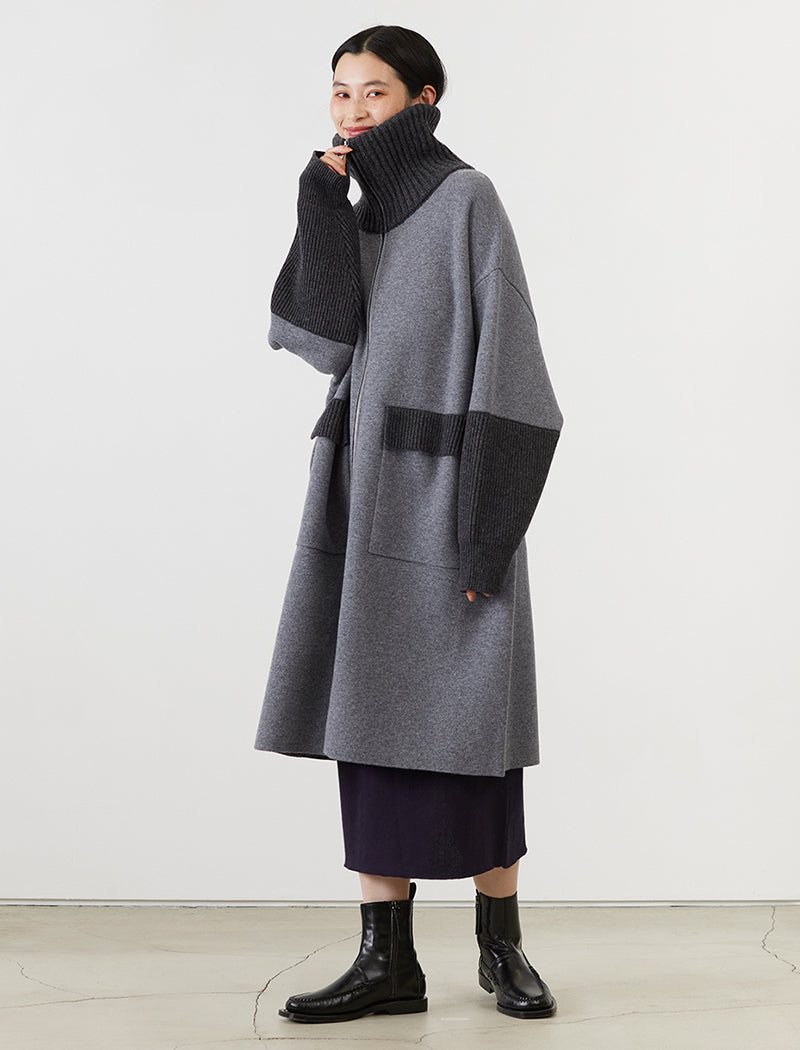 ULTRAFINE MERINO KNIT COAT