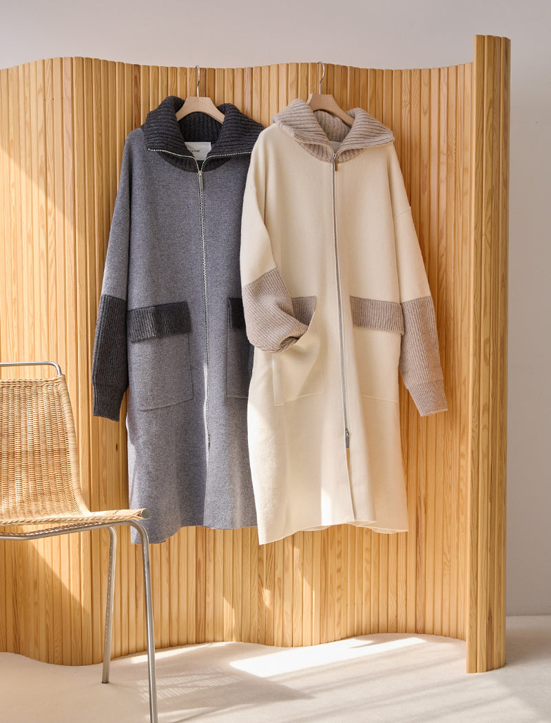 ULTRAFINE MERINO KNIT COAT
