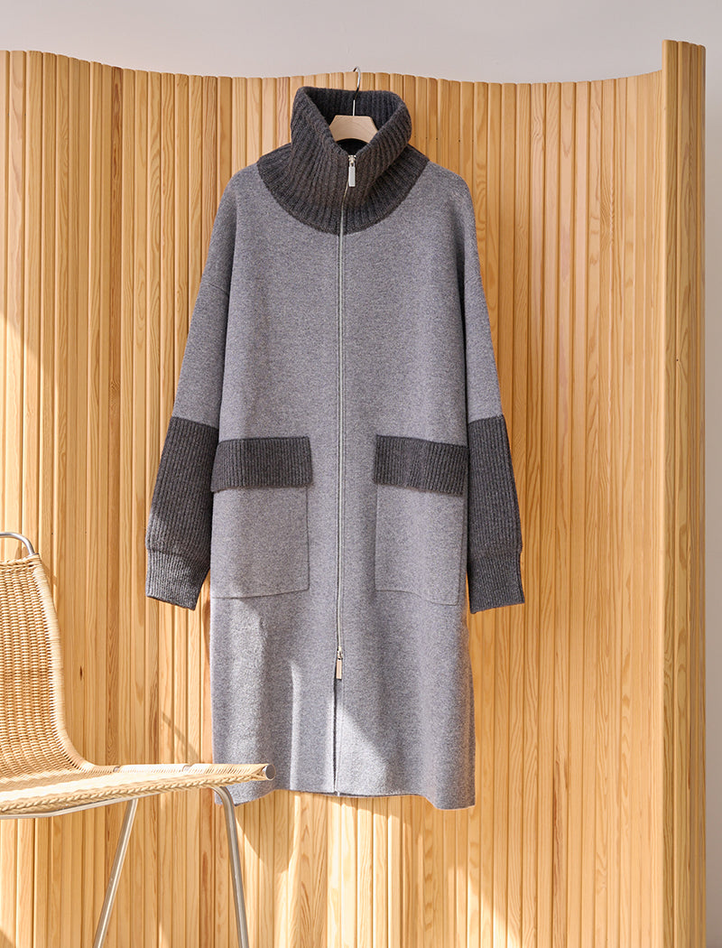 ULTRAFINE MERINO KNIT COAT