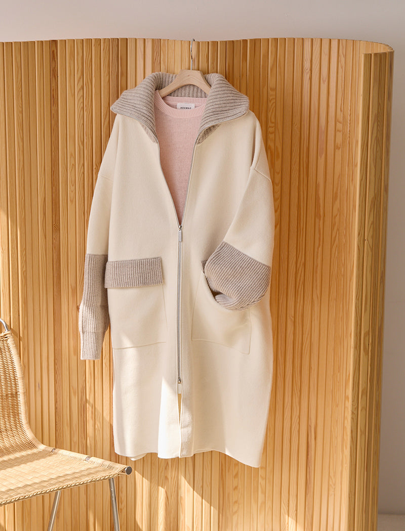 ULTRAFINE MERINO KNIT COAT