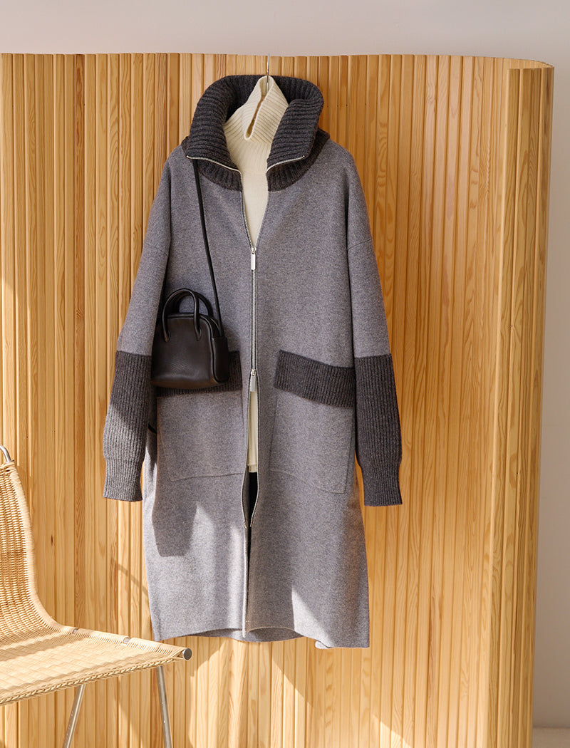 ULTRAFINE MERINO KNIT COAT