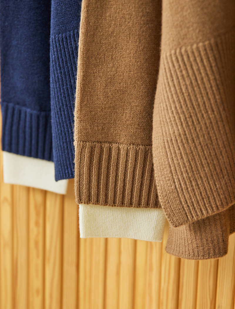 《ADAWAS/EZ》 LAYERED-TRIM TOP