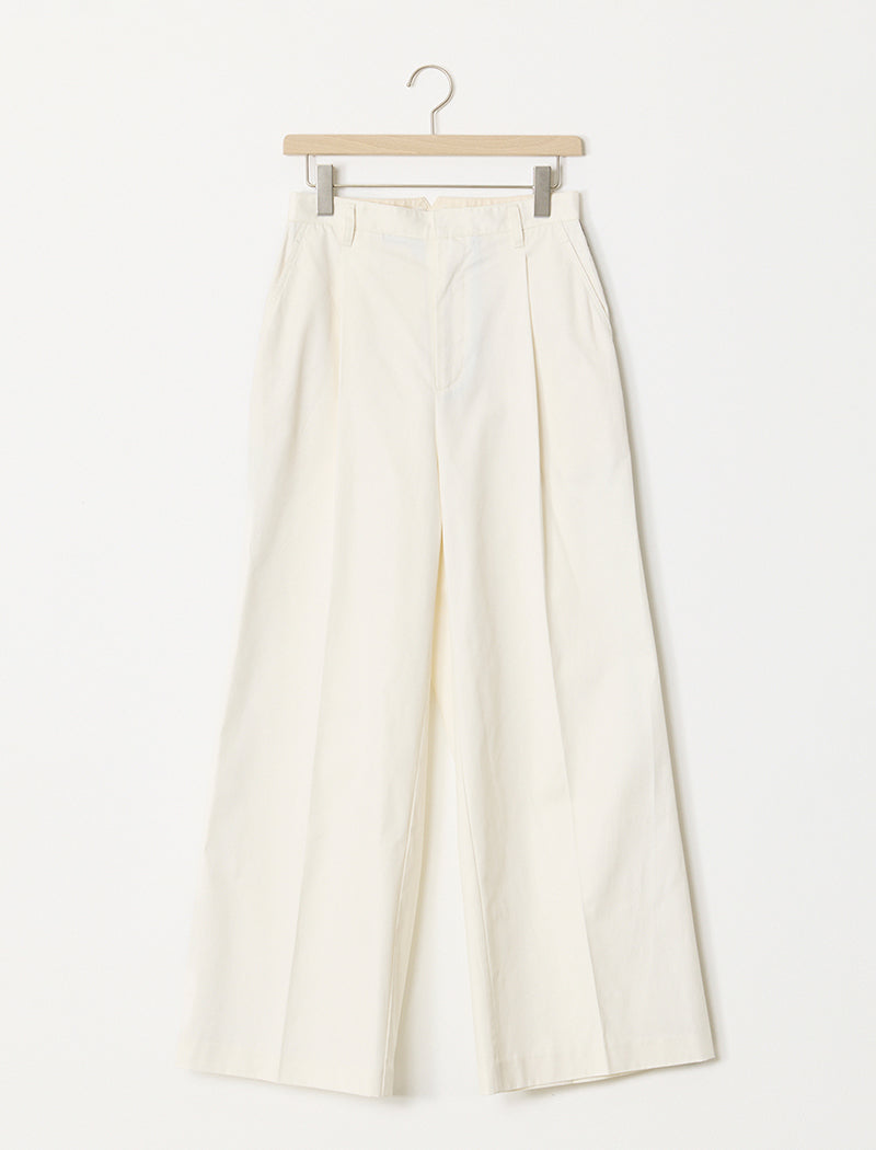 WIDE-LEG CHINO TROUSERS