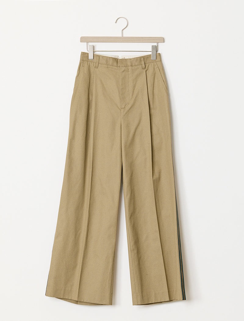 WIDE-LEG CHINO TROUSERS