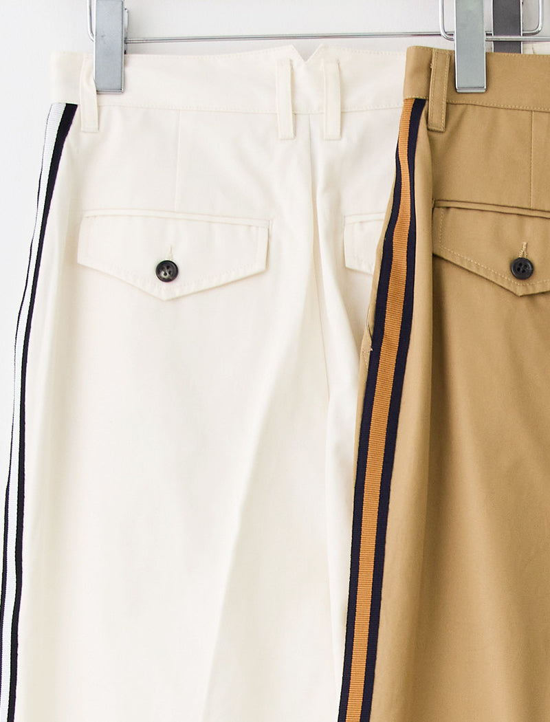 WIDE-LEG CHINO TROUSERS