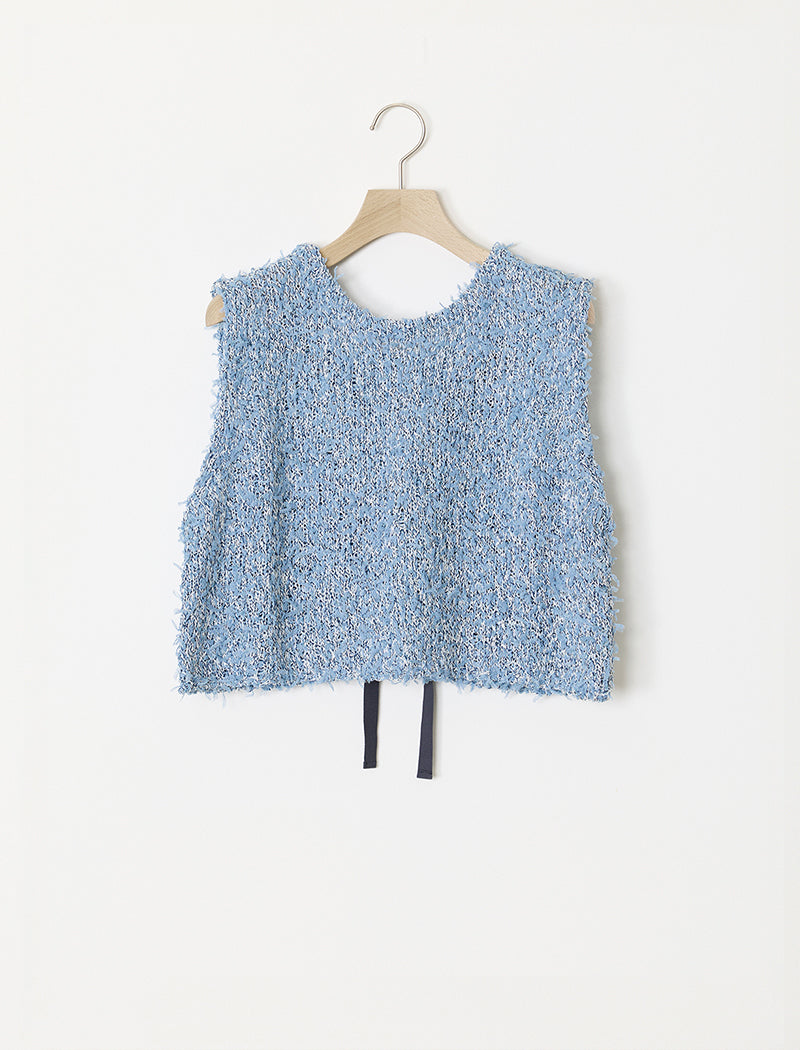TULLE YARN VEST