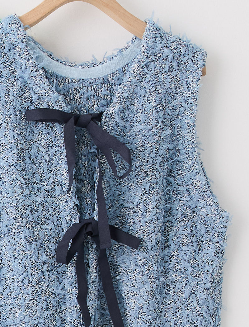 TULLE YARN VEST